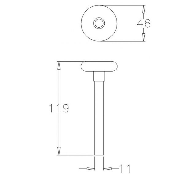 Flexiforce 574-60 nylonhjól